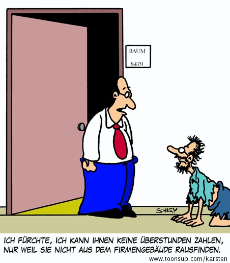 Cartoon: Überstunden 1