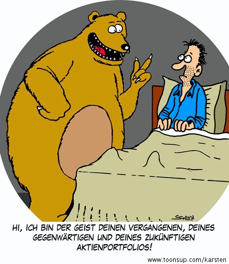 Cartoon: Aktienportfolio 1