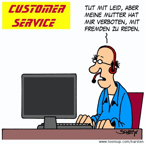 Cartoon: Fremde 1