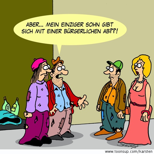 Cartoon: Standesdünkel 1