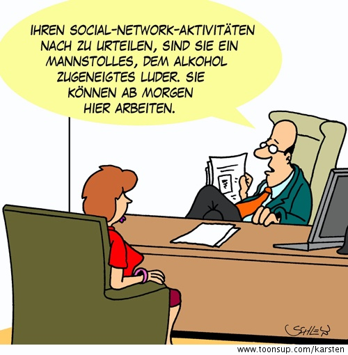 Cartoon: Social Network 1