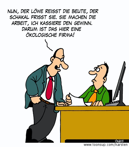 Cartoon: Ökologisch 1