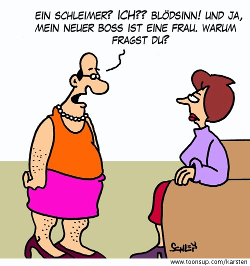 Cartoon: Neuer Boss 1