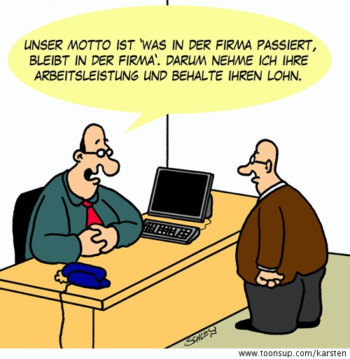 Cartoon: Motto 1