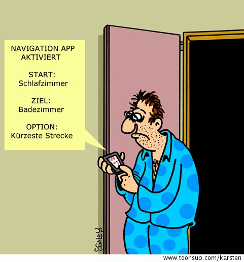 Cartoon: Navigation App 1