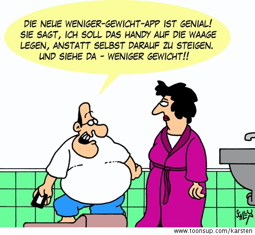 Cartoon: Ganz leicht 1
