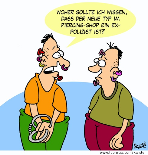 Cartoon: Piercing 1