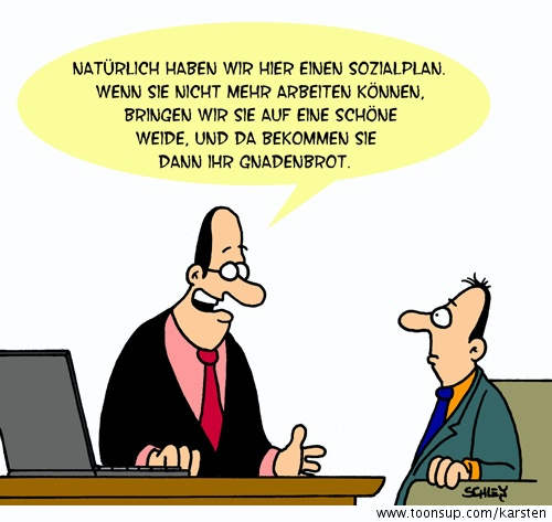Cartoon: Sozialplan 1