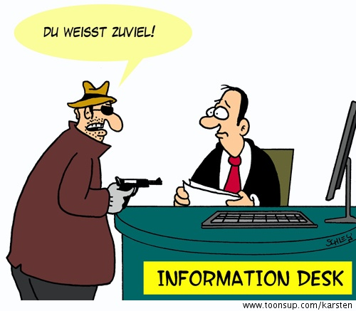 Cartoon: Zuviel 1