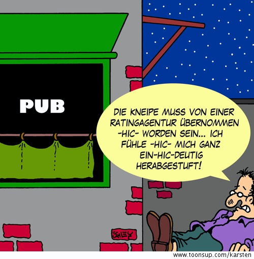 Cartoon: Herabstufung 1
