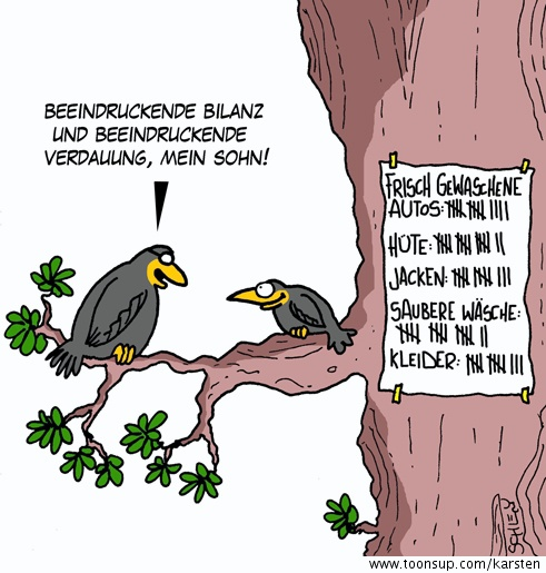 Cartoon: Beeindruckend 1