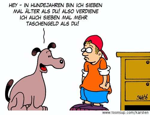 Cartoon: Taschengeld 1
