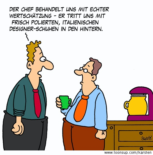 Cartoon: Wertschätzung 1