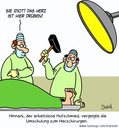 Cartoon: Umschulung 1