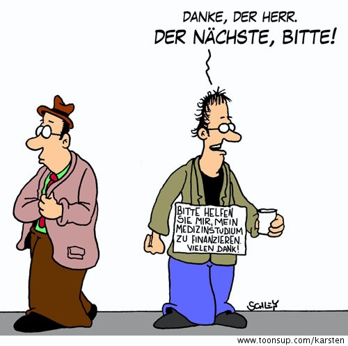 Cartoon: Studium 1