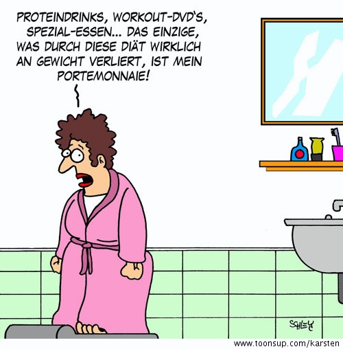 Cartoon: Gewichtsverlust 1