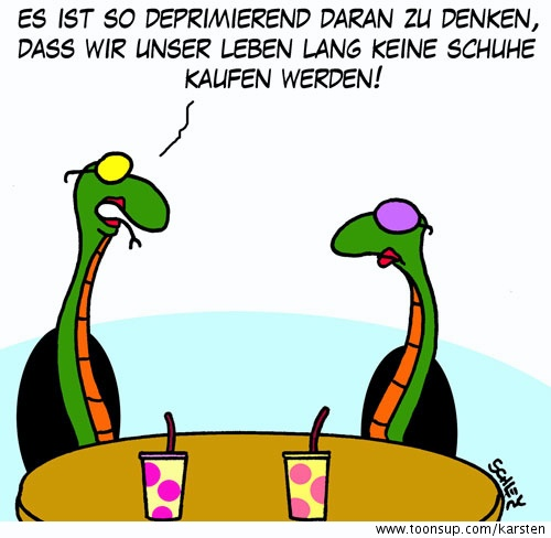 Cartoon: Deprimierend 1