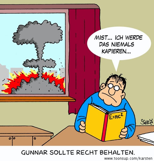 Cartoon: Lernen 1