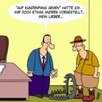 Auf Kundenfang