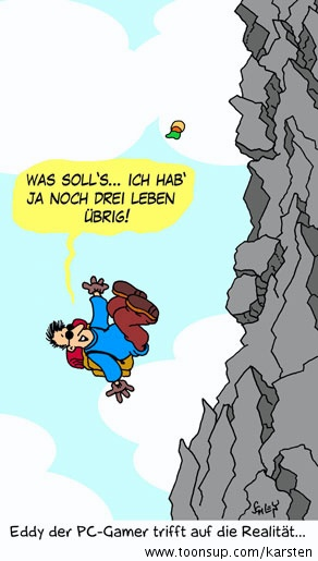 Cartoon: PC Spieler 1