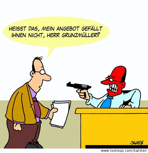 Cartoon: Angebot 1