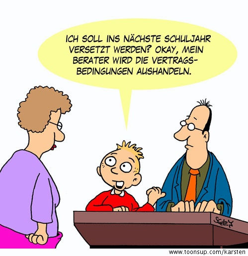 Cartoon: Verhandlung 1