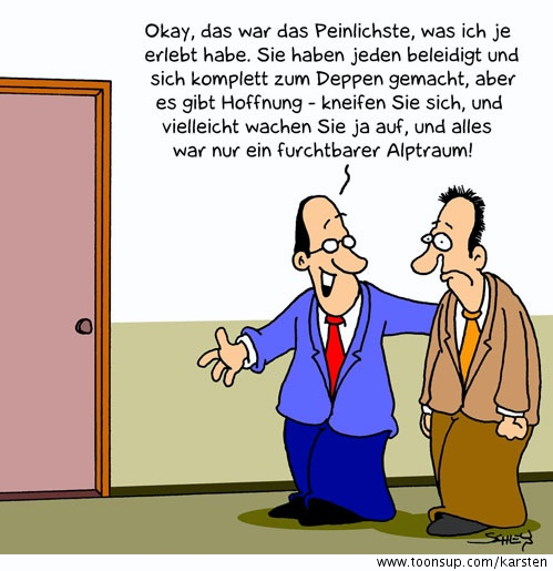 Cartoon: Peinlich! 1