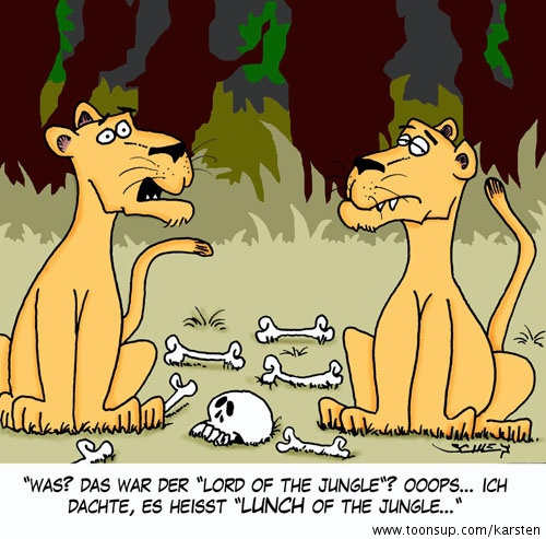 Cartoon: Mahlzeit 1