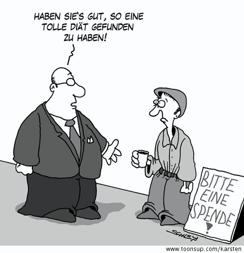 Cartoon: Tolle Diät! 1