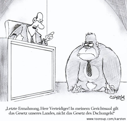 Cartoon: Gesetz 1