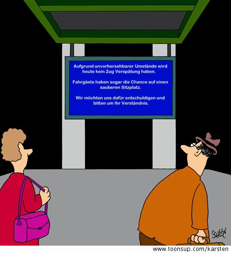 Cartoon: Öffentlicher Nahverkehr 1