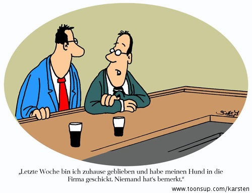 Cartoon: Bemerken 1
