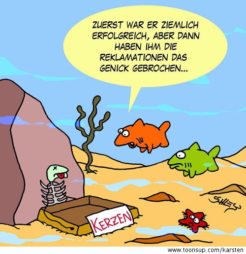 Cartoon: Fisch-Verkäufer 1