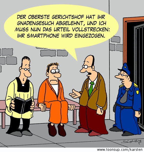 Cartoon: Strafvollzug 1