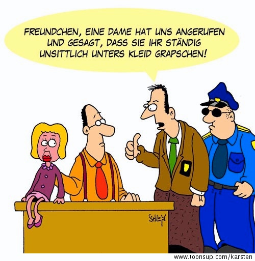 Cartoon: Unsittlich!! 1