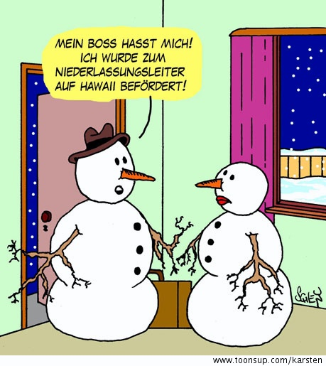 Cartoon: Beförderung 1