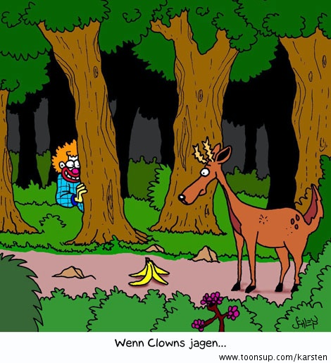Cartoon: Auf der Jagd 1