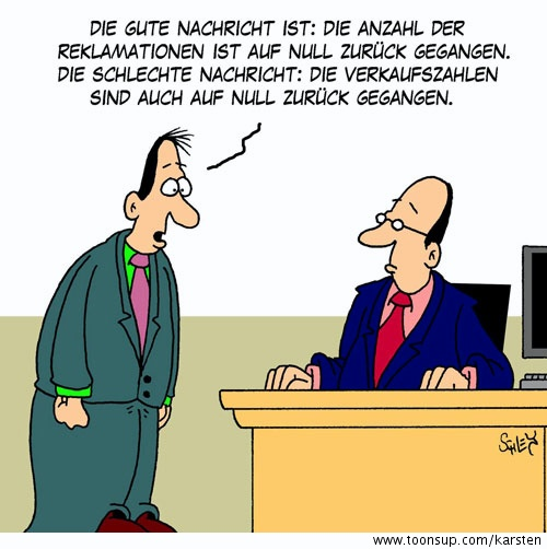 Cartoon: Gute Nachrichten 1