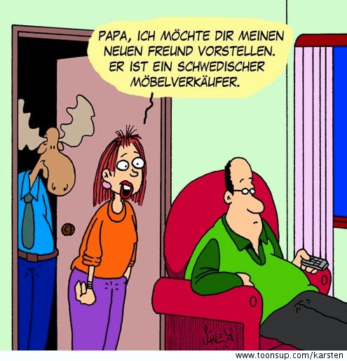 Cartoon: Der neue Freund 1