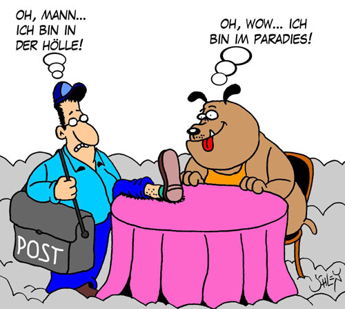 Cartoon: Himmel und Hölle 1