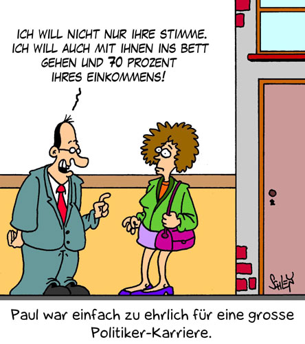 Cartoon: Polit-Karriere 1