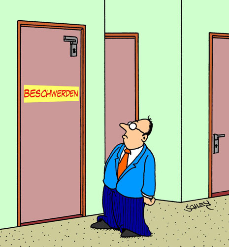 Cartoon: Beschwerde-Büro 1