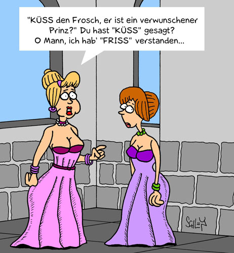 Cartoon: Frosch 1