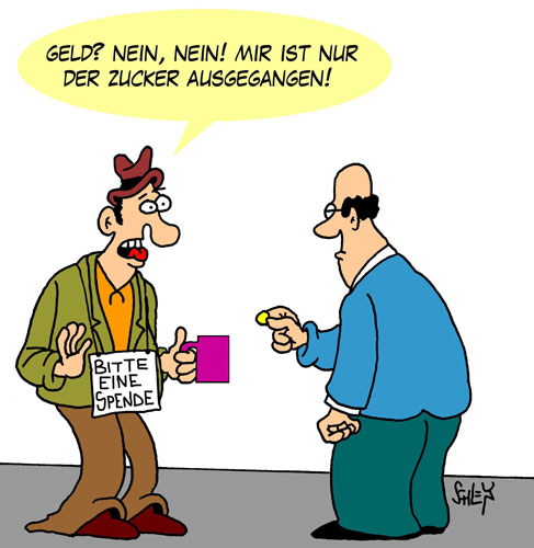 Cartoon: Spenden 1