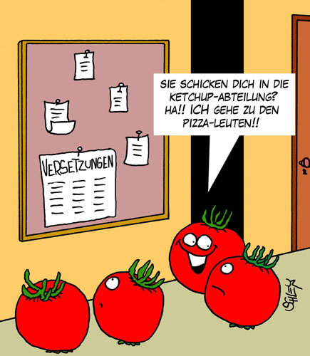 Cartoon: Versetzung 1