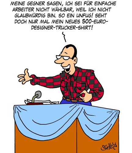 Cartoon: Glaubwürdig 1
