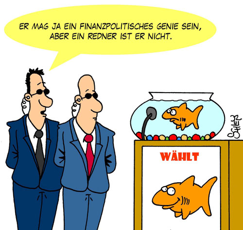 Cartoon: Redner 1
