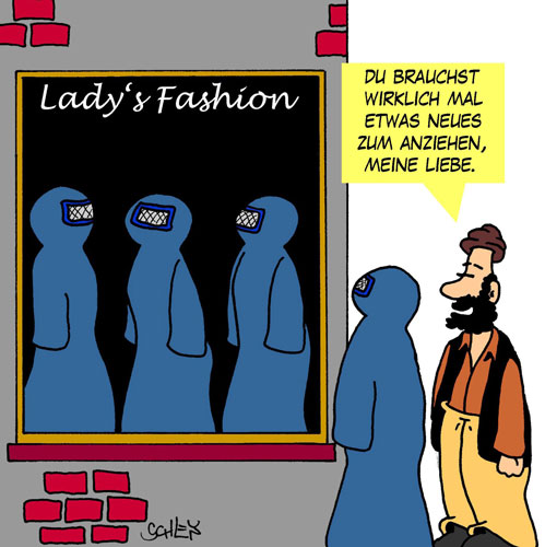Cartoon: Was zum Anziehen 1