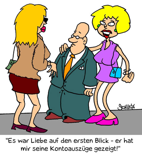 Cartoon: Liebe auf den ersten Blick 1