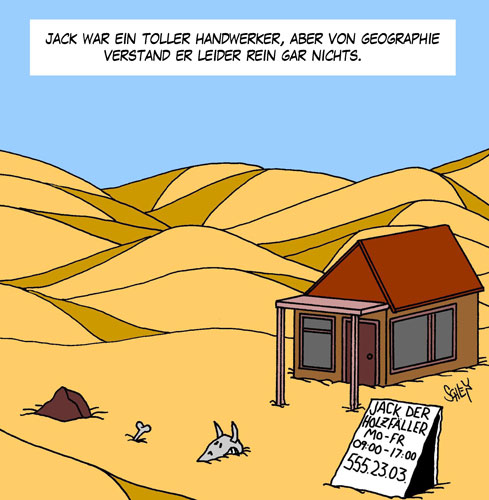 Cartoon: Handwerker 1